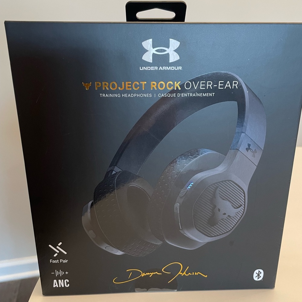 Project Rock UA over the ear headphones